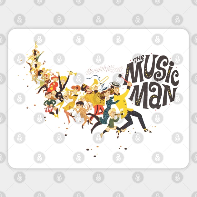 The Music Man Movie Poster Magnet by MovieFunTime